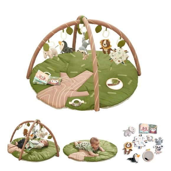 Colchoneta de gimnasio Baby Play TINITIGIES Jungle Safari con 8 juguetes
