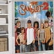 thumbnail image 5 of El sandlot-theme 4-Piece Shower Curtain Set with Rugs, Waterproof Bathroom Decor Set Includes Bath Mat, U-Shaped Rug, Toilet Lid Cover and Curtain with Hooks, 5 of 6