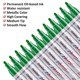 thumbnail image 2 of Marcadores de pintura verdes Lesun, 12 unidades, impermeables, a base de aceite, 2 of 7