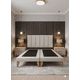 thumbnail image 3 of Cama King Lineal Beige Felpa, 3 of 3