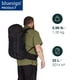 thumbnail image 2 of Mochila de senderismo Osprey Talon 33L ligera para hombre negra, 2 of 9