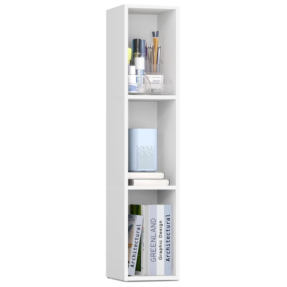 Estantería VASAGLE ULBC523W01 de 3 niveles 24 x 20 x 95 cm, blanca