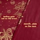 thumbnail image 5 of Cortinas Nicetown de terciopelo rojo, 213 x 132 cm, Navidad, 2 paneles, 5 of 8