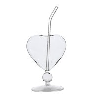 Magideal - Botella De Agua De Cristal Para Cóctel, 300Ml, Única, Encantadora, Transparente, Novedad, Cristalería Para Beber, Para Club, Vacaciones, Ktv, Cocina Y