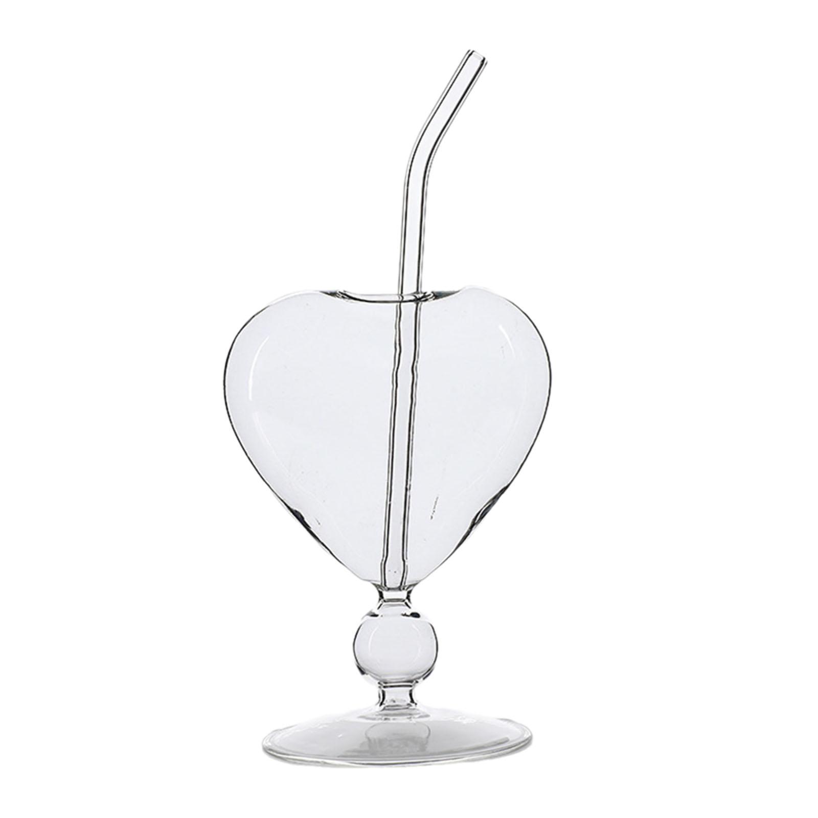 Magideal - Botella De Agua De Cristal Para Cóctel, 300Ml, Única, Encantadora, Transparente, Novedad, Cristalería Para Beber, Para Club, Vacaciones, Ktv, Cocina Y