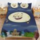 thumbnail image 1 of Let's Go Luna Cartoon Bedding Sets Ultra Soft Skin-Friendly Duvet Cover 3 Piece, Cute Comforter Cover Bed Set for Boys Girls Kids, 1 of 5