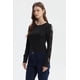 thumbnail image 2 of Polera Mujer Mangas Largas Calada Negro, 2 of 4