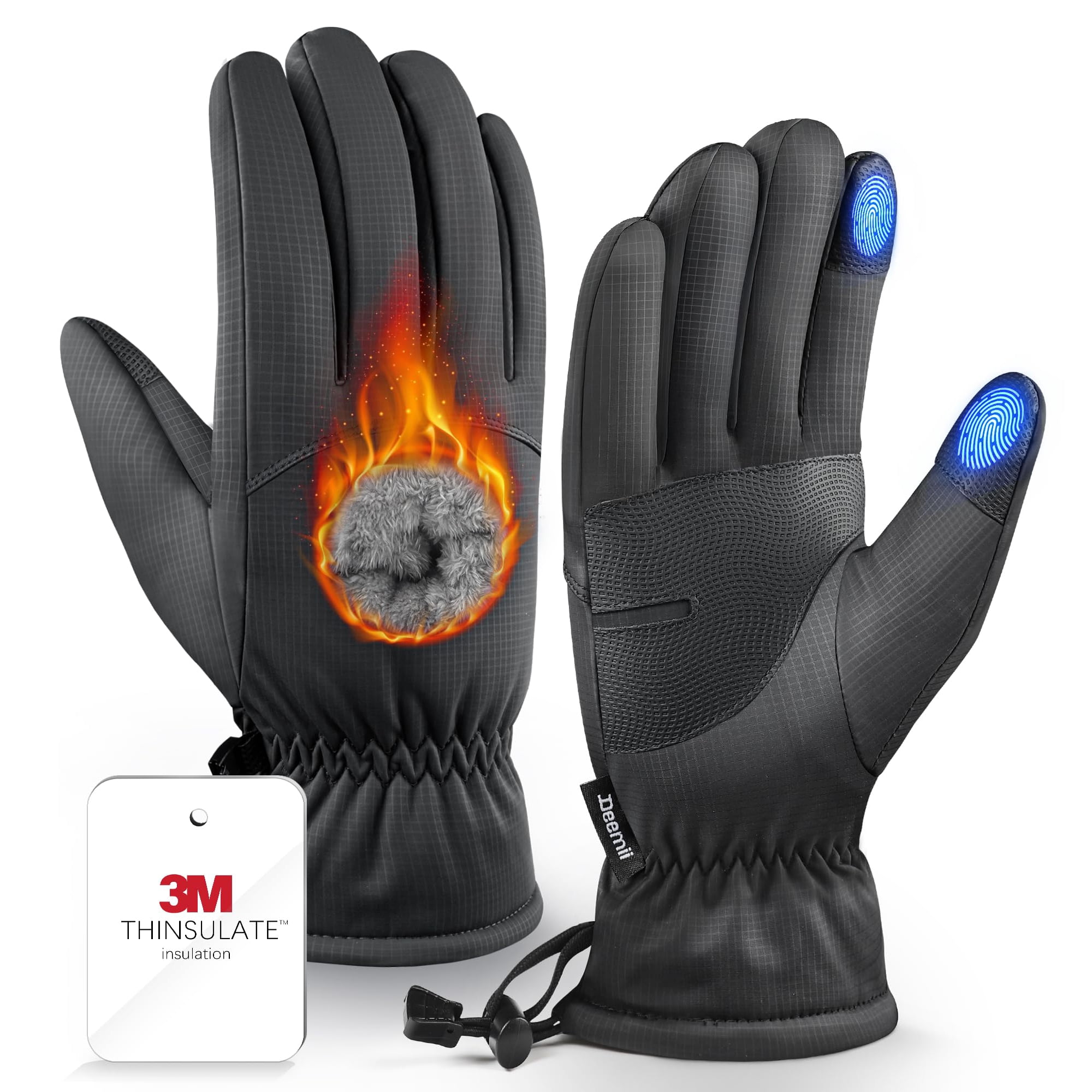 Guantes De Invierno Deemii Ultimate, Térmicos De 4 Capas, 10 °f, Resistentes Al Viento