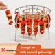 thumbnail image 4 of Soporte para brochetas Dlmlemu 16 cm, 30 unidades, acero inoxidable, 4 of 7