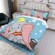 thumbnail image 3 of Dumbo Conjunto de sábanas temático, trío de piezas, cómodo y amigable con la piel, diseño único, regalo de decoración para el hogar para familiares, amigos y fans,173cm *218cm, 3 of 6