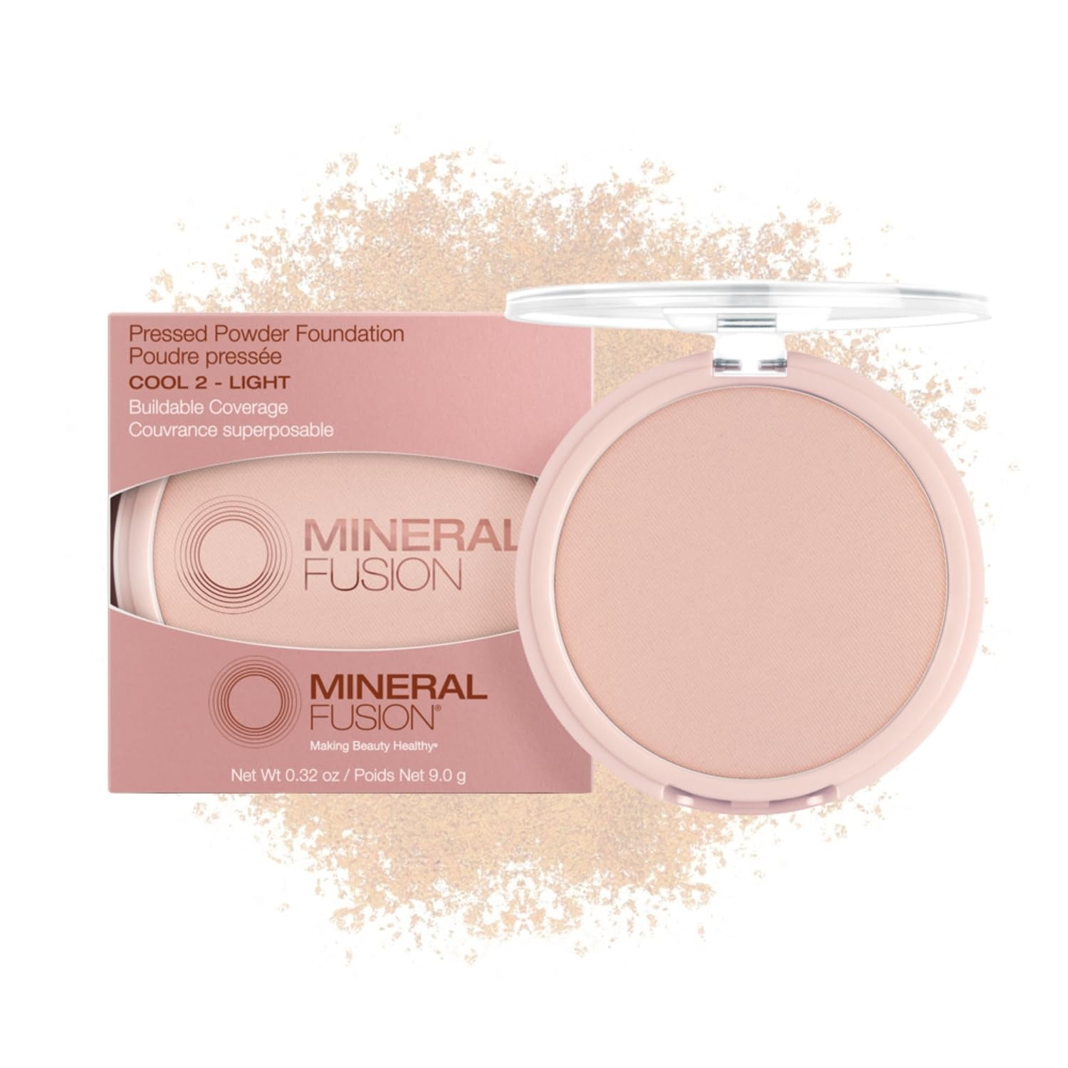 Base De Maquillaje En Polvo Prensado Mineral Fusion Cool 2 9 G