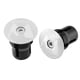 thumbnail image 1 of 2 Tapones Para Manillar De Bicicleta, Tapones Para Extremo De Barra De Bicicleta, Para Ciclismo BMX, La Mayoría De Las Marcas Plateadas M De Bicicleta, 1 of 5