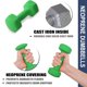 thumbnail image 5 of Mancuernas Balelinko para gimnasio en casa, 4.5 kg, recubrimiento de neopreno, 5 of 7