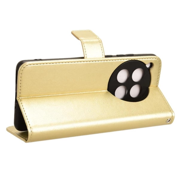 Funda tipo libro para OnePlus 12, cartera todo‑en‑uno, funda multifuncional con tarjetero y correa de muñeca desmontable