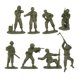 thumbnail image 4 of BMC Juguetes Soldados de Infantería de EE. UU. de la Segunda Guerra Mundial 33 piezas escala 1:32, 4 of 9