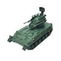 Magideal - Vehículos A Escala 1/72, Modelo De Tanque 4D, Modelo De Construcción, Rompecabezas De Autoensamblaje En Miniatura Para Exhibición De Regalo, Fuerte Verde