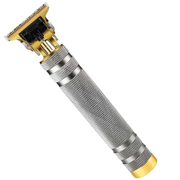 Cortapelos para hombre, recortadora de corte al ras, kit de aseo eléctrico inalámbrico recargable con cuchilla en T