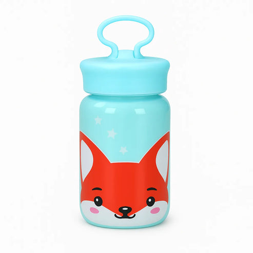 Estilodomus - Botella Infantil De Vidrio Foxy 340Ml - Verde