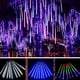 thumbnail image 4 of 1pc Outdoor Solar Meteor Lights Christmas Lights String Lights For Garden Tree Holiday Party Decorations, 4 of 5