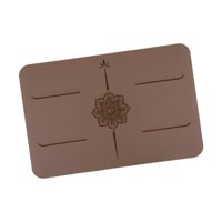 Magideal - Esterilla De Pequeña, Almohadilla Para Rodillas, Cojín Para Gimnasio, Portátil, Para Meditación En Casa, Esterilla Antideslizante Para Planchas, Café