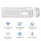 thumbnail image 3 of Teclado y Ratón LETTON Inalámbrico Blanco con Teclas Redondas, 3 of 8
