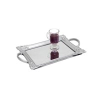 Vgo - Bandeja Plastica Rectangular 25X41 Cm Pl