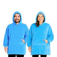 Genérico - Pack X2 Polerones Felpa Con Capucha Bata Polar Mujer Hombre