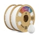 thumbnail image 1 of Filamento para impresora 3D OVERTURE PLA, 1,75 mm, 2 kg (paquete blanco de 2), 1 of 8