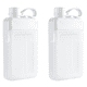 thumbnail image 1 of Frasco de plástico para licor, botella de agua plana, botellas cuadradas, frasco de viaje, taza de viaje portátil, 1 of 5