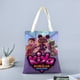 thumbnail image 2 of Kiya y los Héroes Kimoja Bolso de tela con estampado de lienzo para mujer, bolsa de compras reutilizable y estética, con cremallera interior, regalo para mujer,40*40cm., 2 of 6