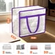 thumbnail image 2 of Bolsas de almacenamiento Budding Joy, transparentes, con cierre, 40 L, paquete de 6, 2 of 6