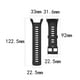 thumbnail image 2 of Correa Silicona Compatible Con Suunto 5 33mm Blanco, 2 of 2
