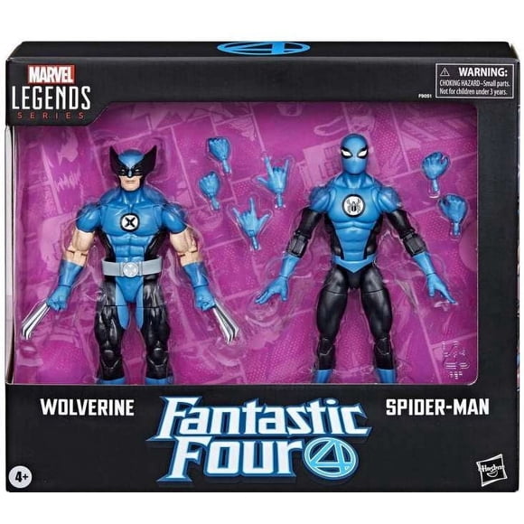 Set De Figuras De Acción Hasbro Wolverine & Spider-Man Marvel Legends 6 Pulgadas