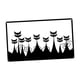 thumbnail image 2 of Placa De Pared Con Forma De Gato Negro, Regalo De Hierro, Artesanía Para Chimenea, Colgante Para Sala De Estar, 2 of 5