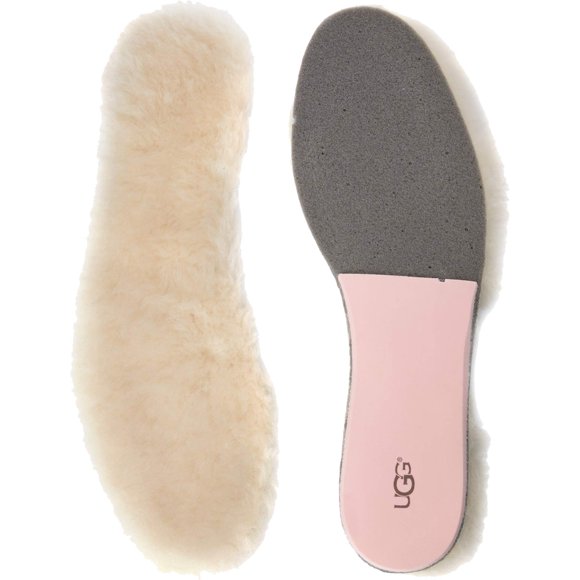 Plantilla de piel de oveja UGG para mujer, talla 09, natural