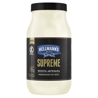 Mayonesa Supreme Frasco 735 G Hellmann'S