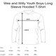 thumbnail image 2 of Camiseta con capucha Wes and Willy S Clemson Naranja, 2 of 2