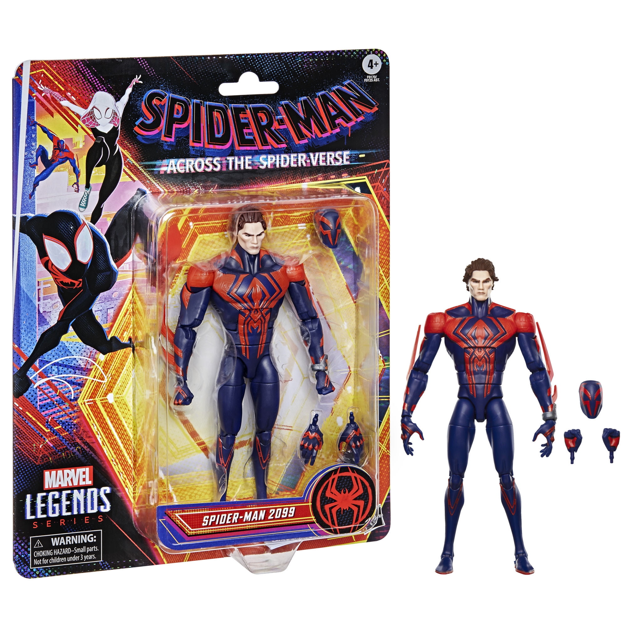 Marvel - Figura De Acción Spiderman Legends Series Spider-man 2099 Across The Spider-verse