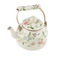 Bothyi - Tetera Esmaltada De 2,5 L Con Mango, Jarra De Jugo, Caldera De Agua Para Fiesta, Hogar, Flor De Té