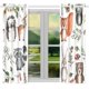 thumbnail image 4 of Cortinas de cocina con imágenes de animales del bosque para guardería, cafetería, baño, lavandería y sala de estar, 2 unidades, 26 x 39 pulgadas, 4 of 4
