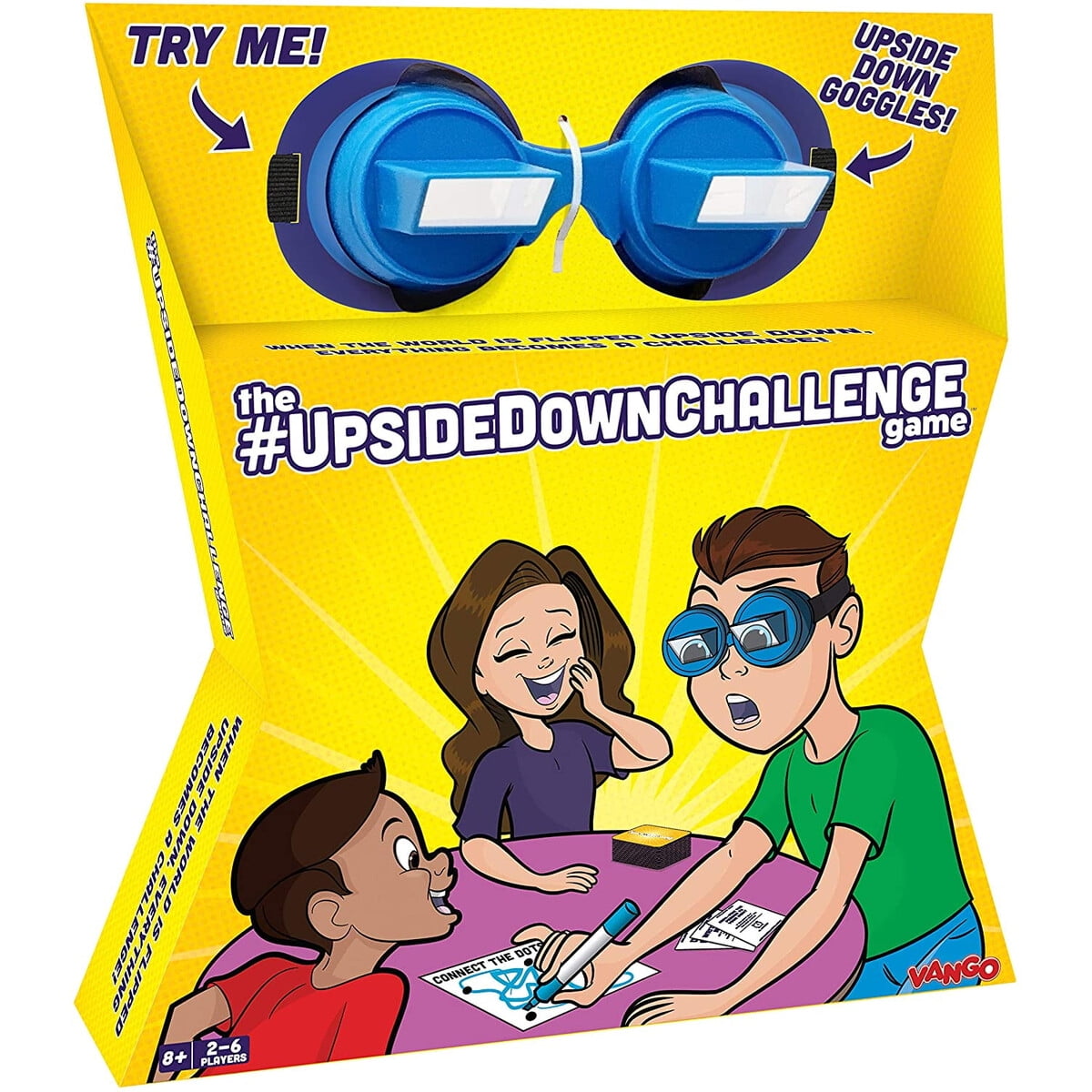 Juego Vango Upside Down Challenge Gafas Familia Niños 8