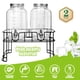 thumbnail image 3 of Dispensador de bebidas de vidrio DD&HAPP, 1 galón, paquete de 2 con soporte, 3 of 7