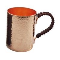 Bothyi - Taza De Café De Cobre, Taza Rústica Hecha A Mano Para Beber, Para Cocina, Exterior, Hogar, Color Dorado