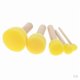 thumbnail image 2 of 20x Mango De Madera Esponja Espuma Cepillo Arte Arte Pintura Herramientas Amarillo 5 Tama?os, 2 of 5