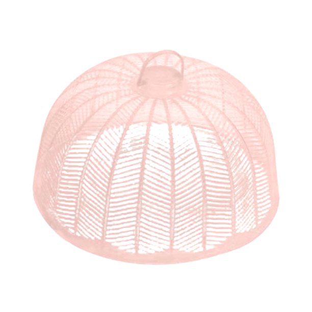 Cubierta De Malla Para Alimentos, Cubierta De Malla Reutilizable Suave Para Pasteles, Red Para Fiestas De Barbacoa Al Aire Libre, Color Rosa