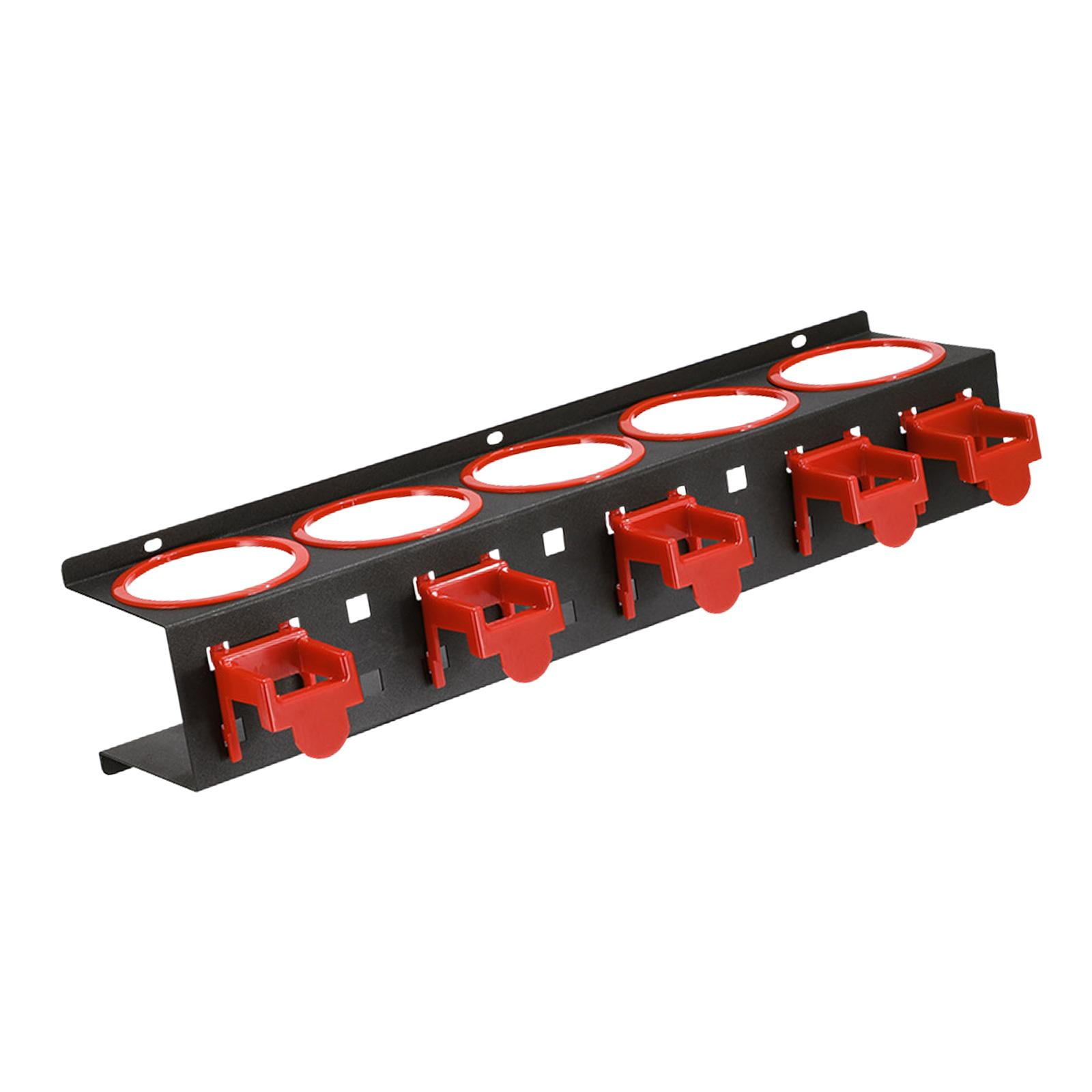 Bothyi - Estante De Almacenamiento De Botellas De Spray, Metal, Ahorro De Espacio, Para Estante De Taller Con 5 Ganchos