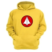 Genérico - Polerón Canguro Robotech Amarillo Talla L Unisex