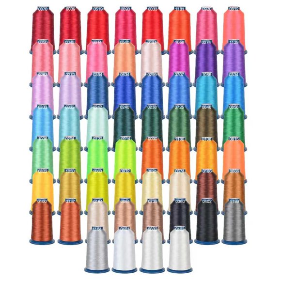 Juego de Hilo de Bordado BAI 60 colores 4000 m 40WT poliéster