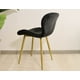 thumbnail image 2 of Silla Siren Velvet Negro, 2 of 4