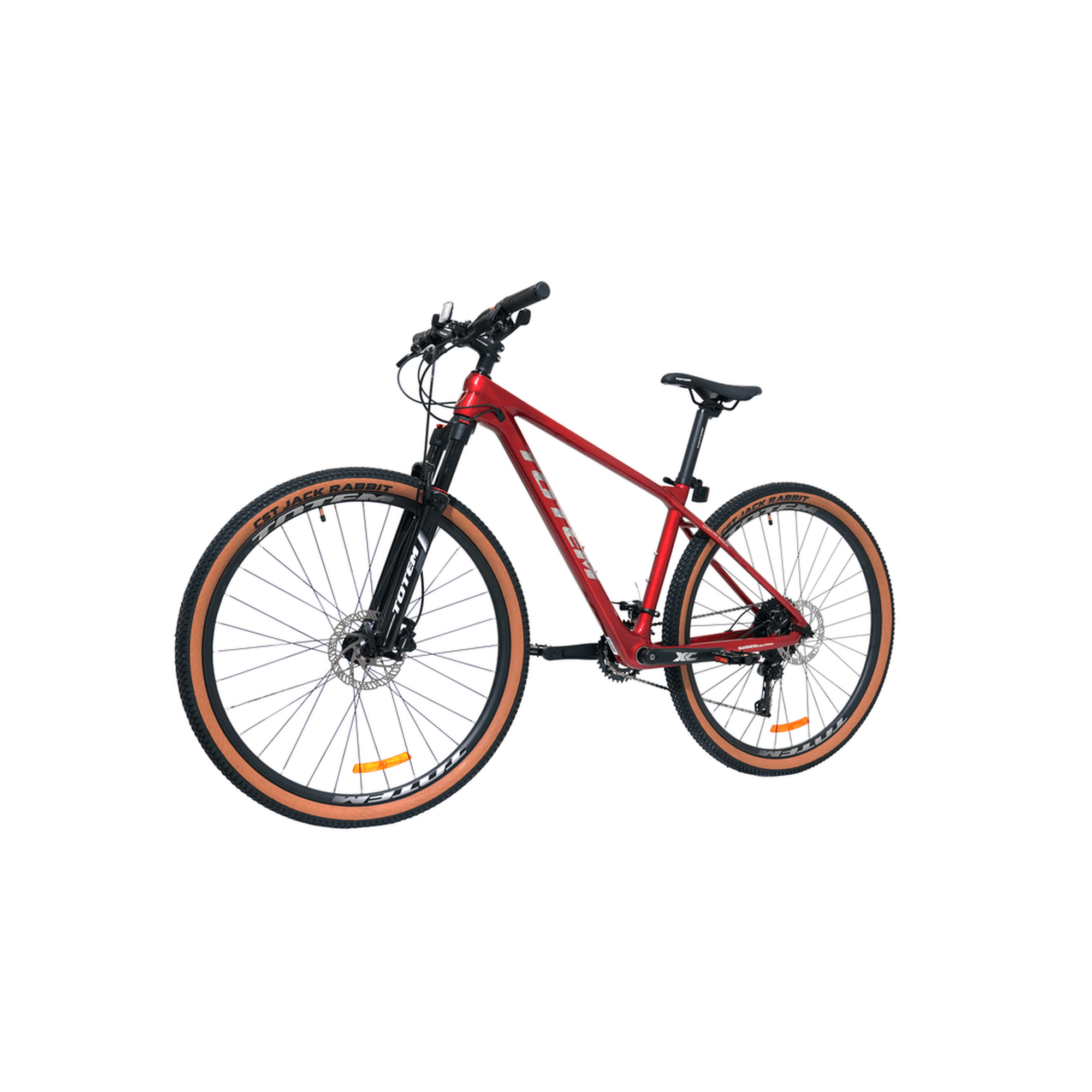 Bicicleta Totem Mtb Carbono Pegasus Aro 29x16 Rojo
